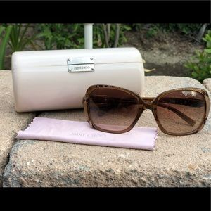 Jimmy Choo Brown Sunglasses